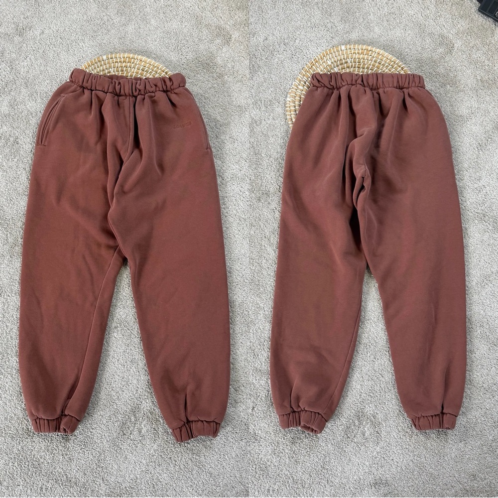Lounge Apparel Women’s Organic Cotton Jogger Sweatpants High Rise Size S